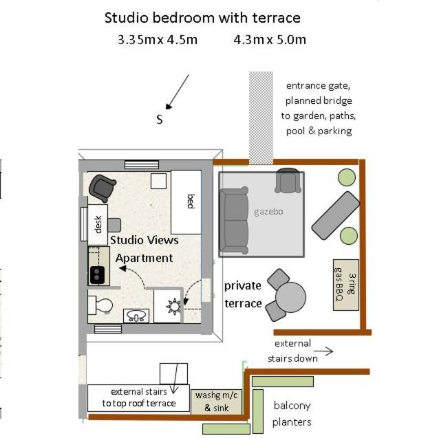 Studio Views Apartment, Cortijo Fruitful Hills Málaga Extérieur photo