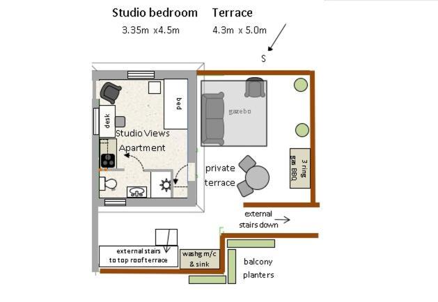 Studio Views Apartment, Cortijo Fruitful Hills Málaga Extérieur photo